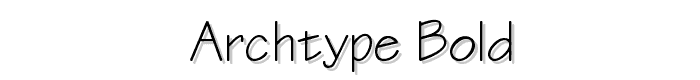 Archtype Bold font